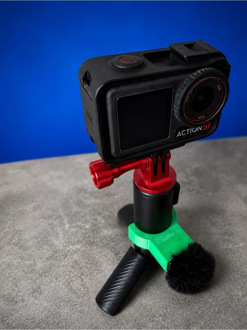 DJI Mini mic clamp for Ulanzi powerbank tripod.